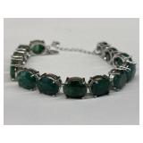 $24,538 Appraisal - 21.9 ct Cert. Silver Emerald