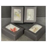 Assorted Costume Jewelry Brooches (4)