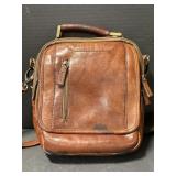 Mancini Hand Made Brown Leather Purse