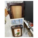 Art Job Lot - Large Door/frame, Prints,