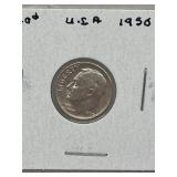 1950 U S A 10 Cent