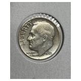1950 U S A 10 Cent