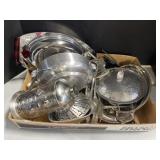 Various Sp/metal Dishes & Cutlery