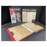 Television Service Manuals, Binder Of Vintage Car