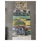 1974 &ï¿½ 79 Car Calendar Sheets, 1953 Eatonï¿½s