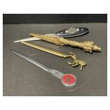 4 Various Letter Openers
