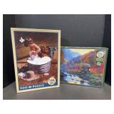 2 Cobble Hill Puzzles - 1x1000 Piece And 1x500