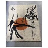 Hooked Wall Hanging - Night Flight by Rittermere