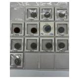 Canada Five Cent Coins: 1940- 1949. Plus