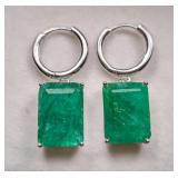 $10,905 Appraisal - 5.7 ct Cert. Silver Emerald