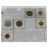 Various African Country Coins To Include: Six Coi.