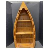 Wooden Boat Shelf, 33 ' tall