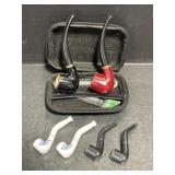 2 Pipes with Case, 4 Miniature Pipes