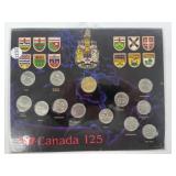 Canada 1992 Twenty Five Cent Coin Set Plus The