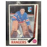 1968-69 Rangers Terry Sawchuk Trading Card