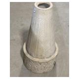 Cement Pedestal, 19 ' Tall