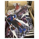 Case Of Cardboard Cut-outs Of Various Nascar