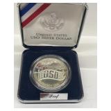 1991 U S A Proof Silver Dollar