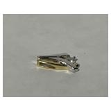 14 kt White & Yellow Gold Diamond Pendant