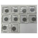 Cdn Five Cent Coins: 1950 - 1959. Note Re 1953 :