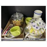 2 Trays - Chopsticks, Ice Bucket, Mugs Etc.