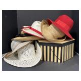 7 Hats and Hat Box