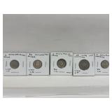 5 X Austria Coins-2x 1958 + 196710 Shillings,