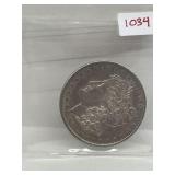 1890 's' U S A Silver Dollar