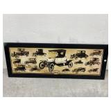 Framed Print Of Various Ford Model T Cars,