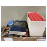 Box Of Dictionary's & Encyclopedia's