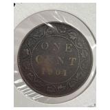 1901 Cdn Large Penny