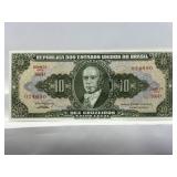 Republic Of The United States Of Brazil Ten (dez)