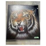 Framed Original Airbrush Mural by John Ellenberger