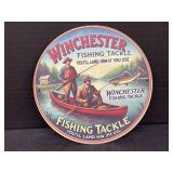 8 ' Winchester Fishing Tackle Metal Sign
