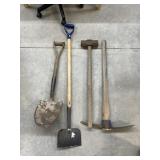 Shovel, Pick Ax, Sledge Hammer, Ice Chopper