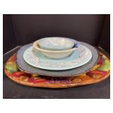 Assorted Decorative Serving Dishes