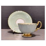 Ansley Cabbage Rose Teacup & Saucer