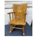 Vintage Childï¿½s Rocking Chair, 13x20x25 '