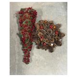 Pinecone & Cranberry Decor