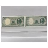 Central Bank Of Chile Fifty (cincuenta) Pesos