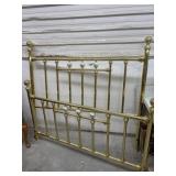 Queen Size Brass Headboard & Footboard With