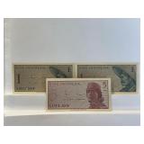 Three Bank Of Indonesia Banknotes - 1964: