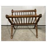MCM Solid Maple Magazine Rack, 20x15x19 '