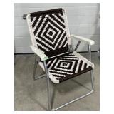Folding Woven Lawn Chair