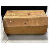 Wooden Hexagon Shaped Chest, 30x19x15 '