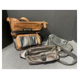 Stone Mountain Purse, Black Leather Fanny Pack
