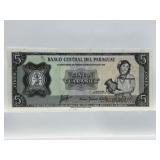 Central Bank Of Paraguay Five (cinco) Guaranies