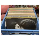 Milk Crate Of Assorted Records - John Lennon &