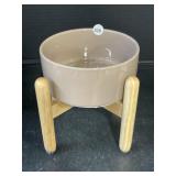 Ceramic Pet Bowl with Stand