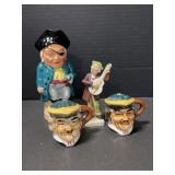 Character Jug, S&P Set and Figurine